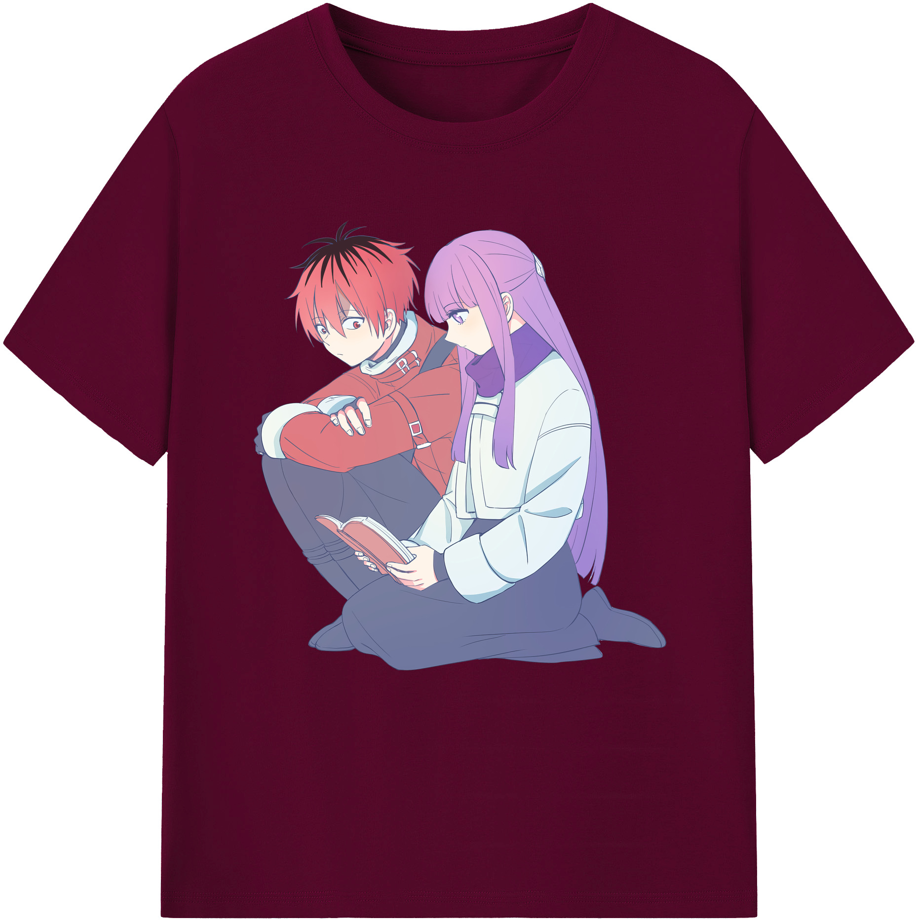 （画像用） 葬送のフリーレン Frieren レディースカジュアルプリントTシャツ（綿100％）